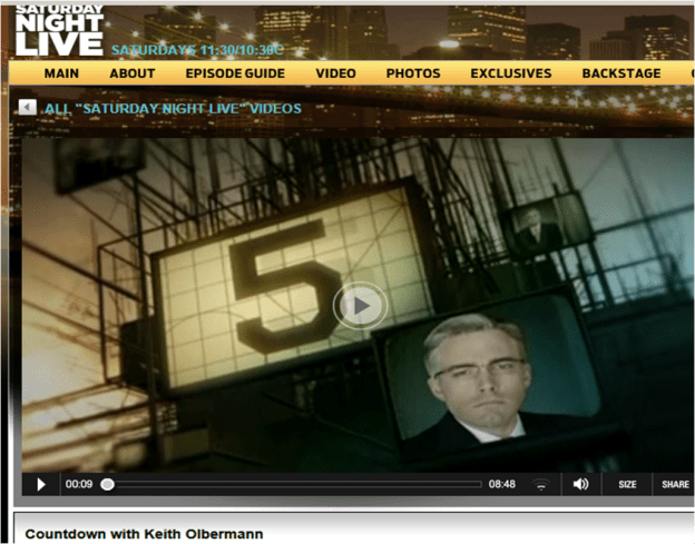 Affleck as Olbermann