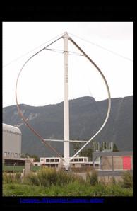 Darrieus Vertical-Axis Wind Turbine